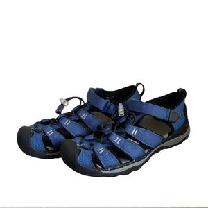 Keen Kids' Newport Neo H2 Hiking Sandals Blue/Black DU6267UD - Size 3